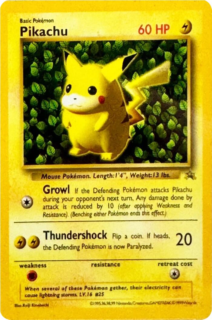 Pikachu (Corocoro Grey Star) [Player Placement Trainer Promos]