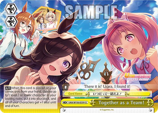 Together as a Team! (UMA/W106-E039) [Umamusume: Pretty Derby]