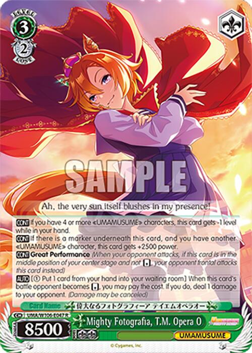 Mighty Fotografia, T.M. Opera O (UMA/W106-E047) [Umamusume: Pretty Derby]