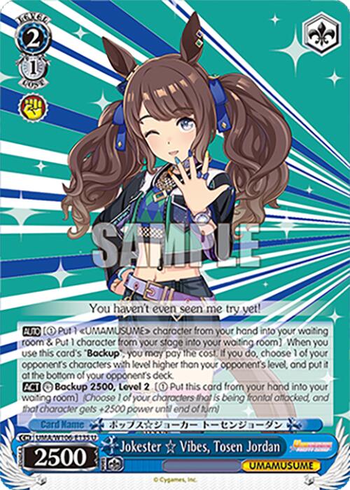 Jokester Vibes, Tosen Jordan (UMA/W106-E135) [Umamusume: Pretty Derby]