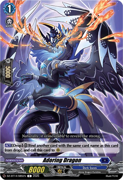 Adoring Dragon (DZ-BT14/085EN) [Envoys of the Crimson Moon]