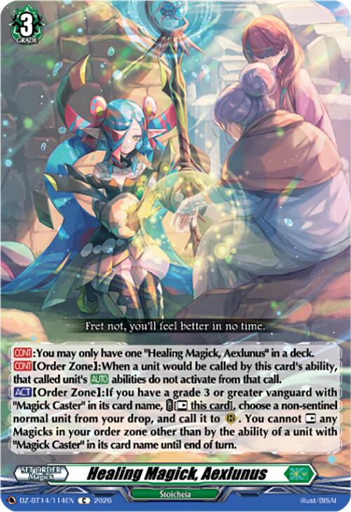 Healing Magick, Aexlunus (DZ-BT14/114EN) [Envoys of the Crimson Moon]