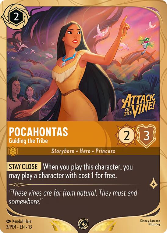 Pocahontas - Guiding the Tribe (3) [Promo Cards]