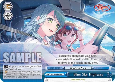 Blue Sky Highway (BD/WE49-E59) [BanG Dream! 10th Anniversary! Premium Booster]