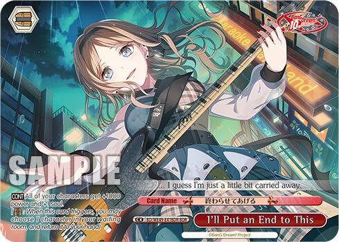 I'll Put an End to This (BD/WE49-E41BDR) [BanG Dream! 10th Anniversary! Premium Booster]
