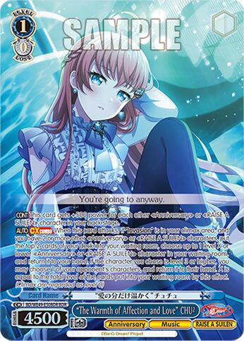 "The Warmth of Affection and Love" CHU (BD/WE49-E50BDR) [BanG Dream! 10th Anniversary! Premium Booster]