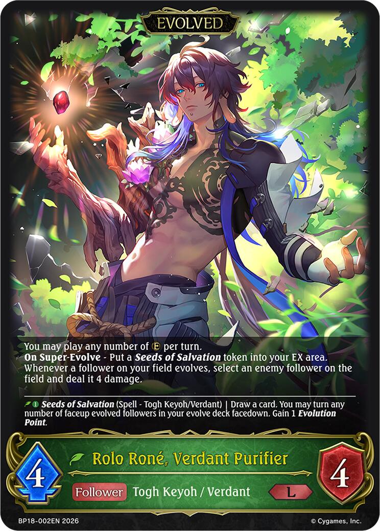 Rolo Rone, Verdant Purifier (Evolved) (BP18-002EN) [Neometropolis]