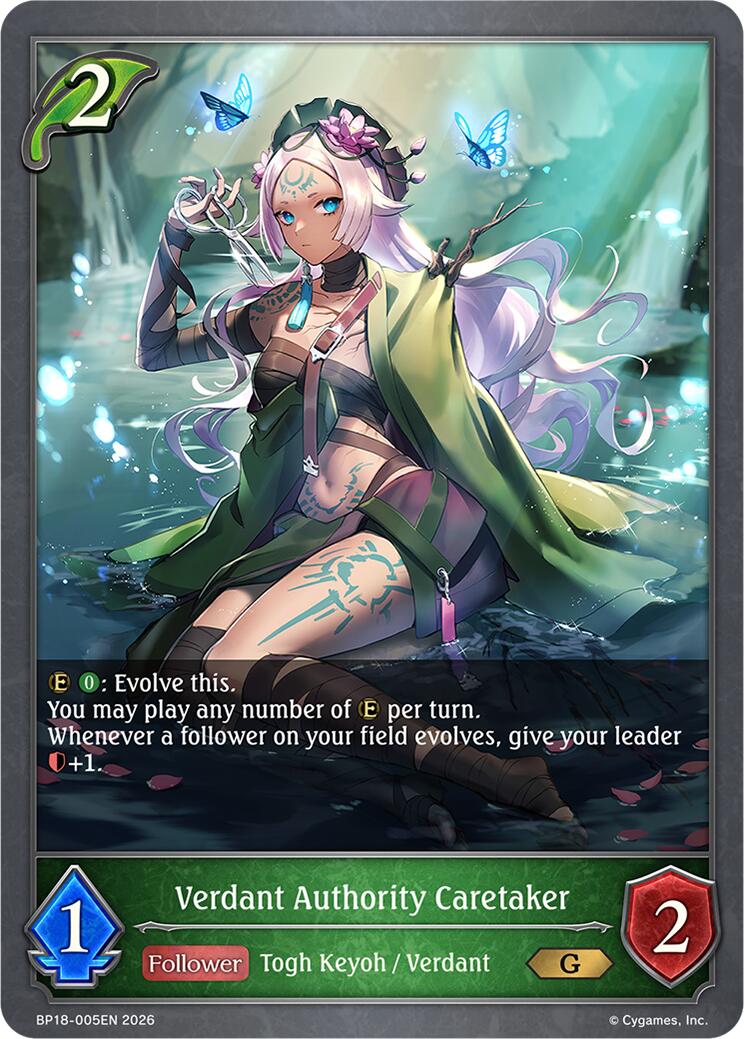 Verdant Authority Caretaker (BP18-005EN) [Neometropolis]