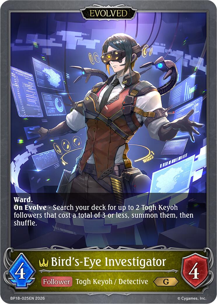Bird's-Eye Investigator (Evolved) (BP18-025EN) [Neometropolis]