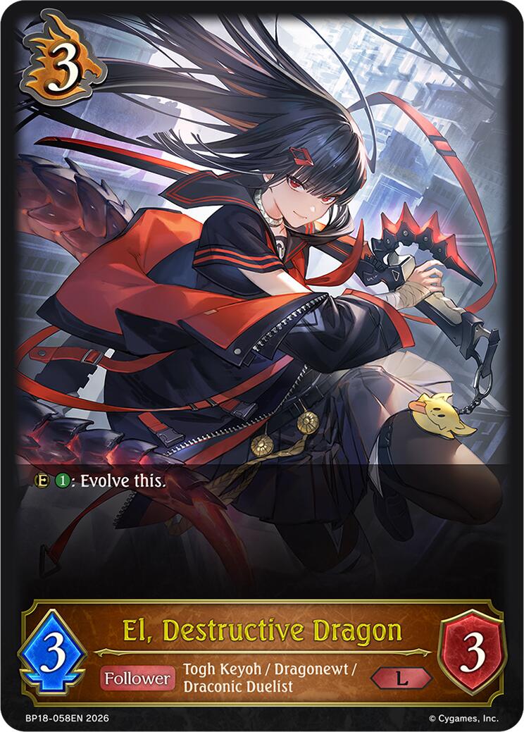 El, Destructive Dragon (BP18-058EN) [Neometropolis]