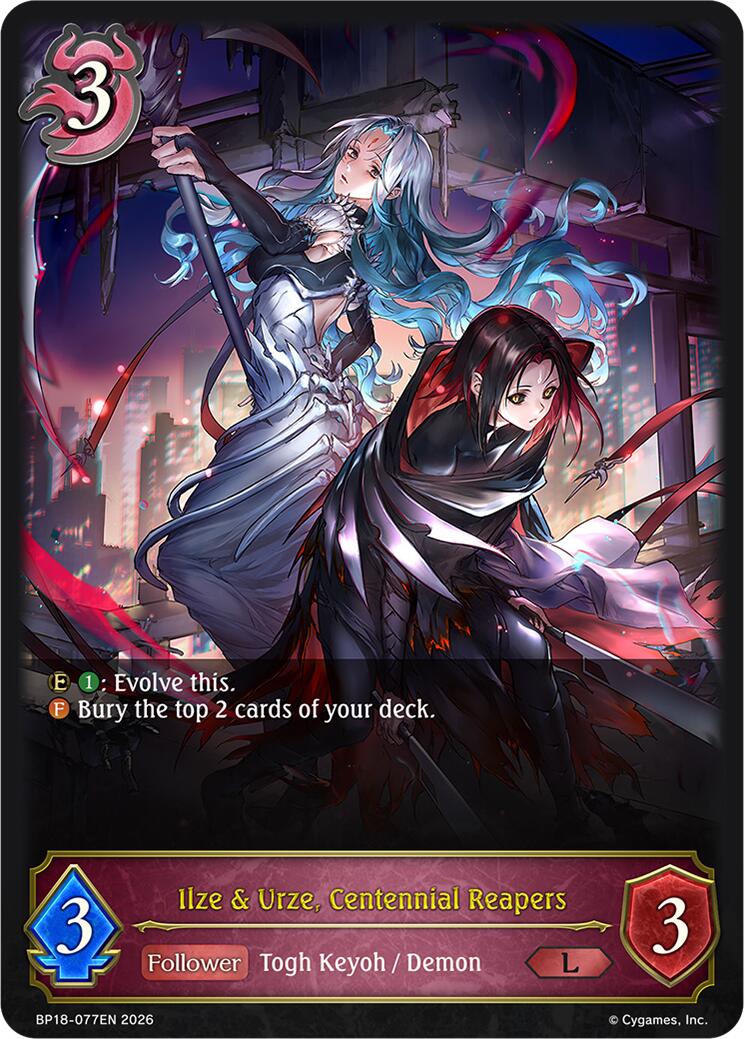 Ilze & Urze, Centennial Reapers (BP18-077EN) [Neometropolis]