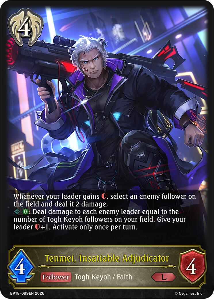 Tenmei, Insatiable Adjudicator (BP18-099EN) [Neometropolis]