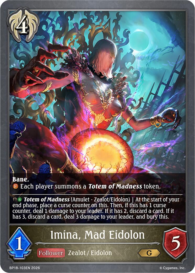 Imina, Mad Eidolon (BP18-103EN) [Neometropolis]