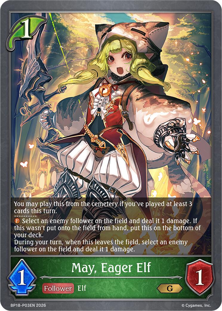 May, Eager Elf (P03EN) (Foil) (BP18-P03EN) [Neometropolis]
