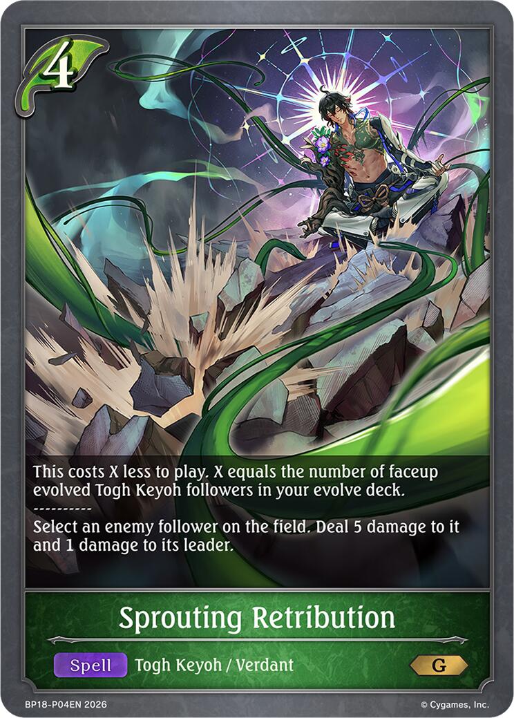 Sprouting Retribution (P04EN) (Foil) (BP18-P04EN) [Neometropolis]