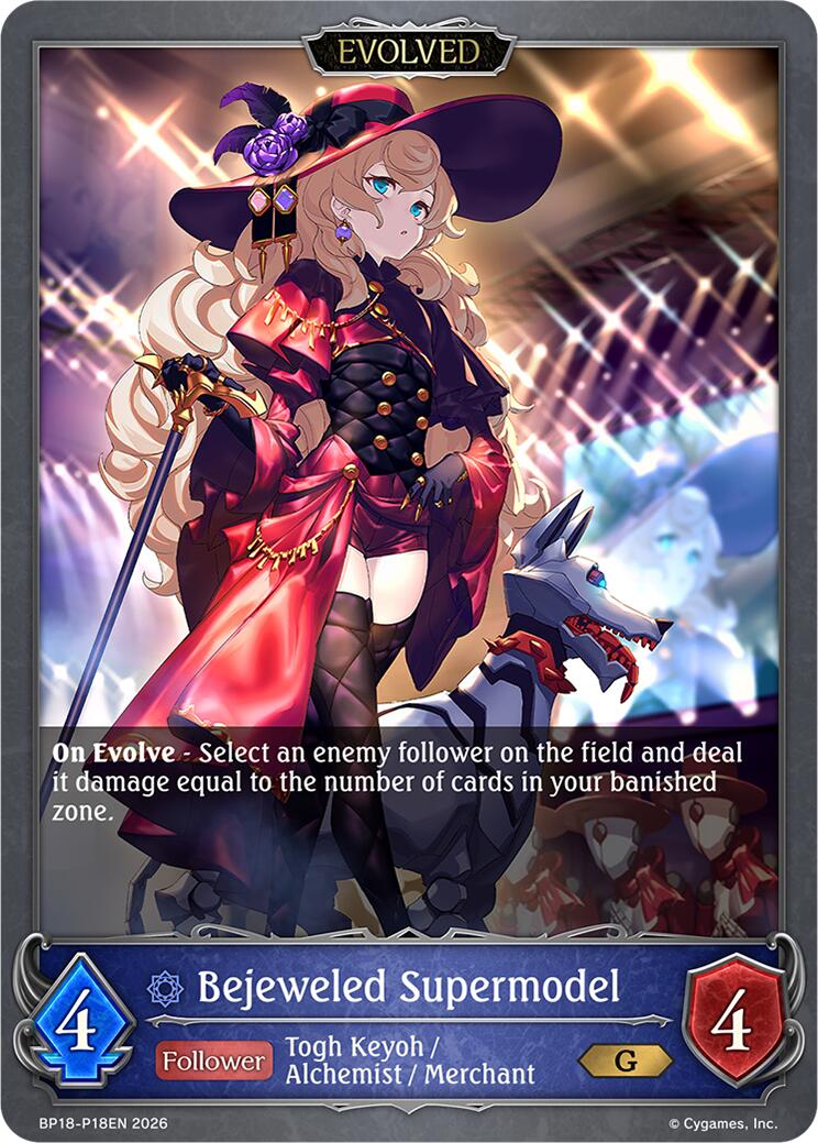 Bejeweled Supermodel (Evolved) (P18EN) (Foil) (BP18-P18EN) [Neometropolis]