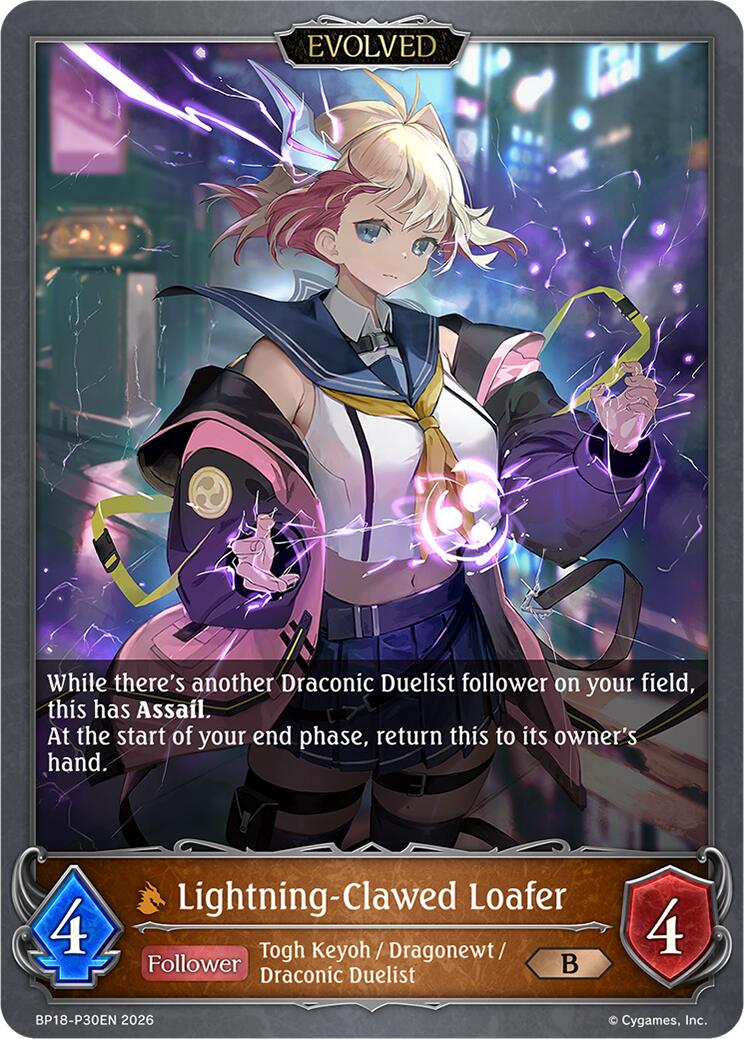 Lightning-Clawed Loafer (Evolved) (P30EN) (Foil) (BP18-P30EN) [Neometropolis]