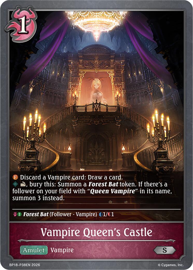 Vampire Queen's Castle (P38EN) (Foil) (BP18-P38EN) [Neometropolis]