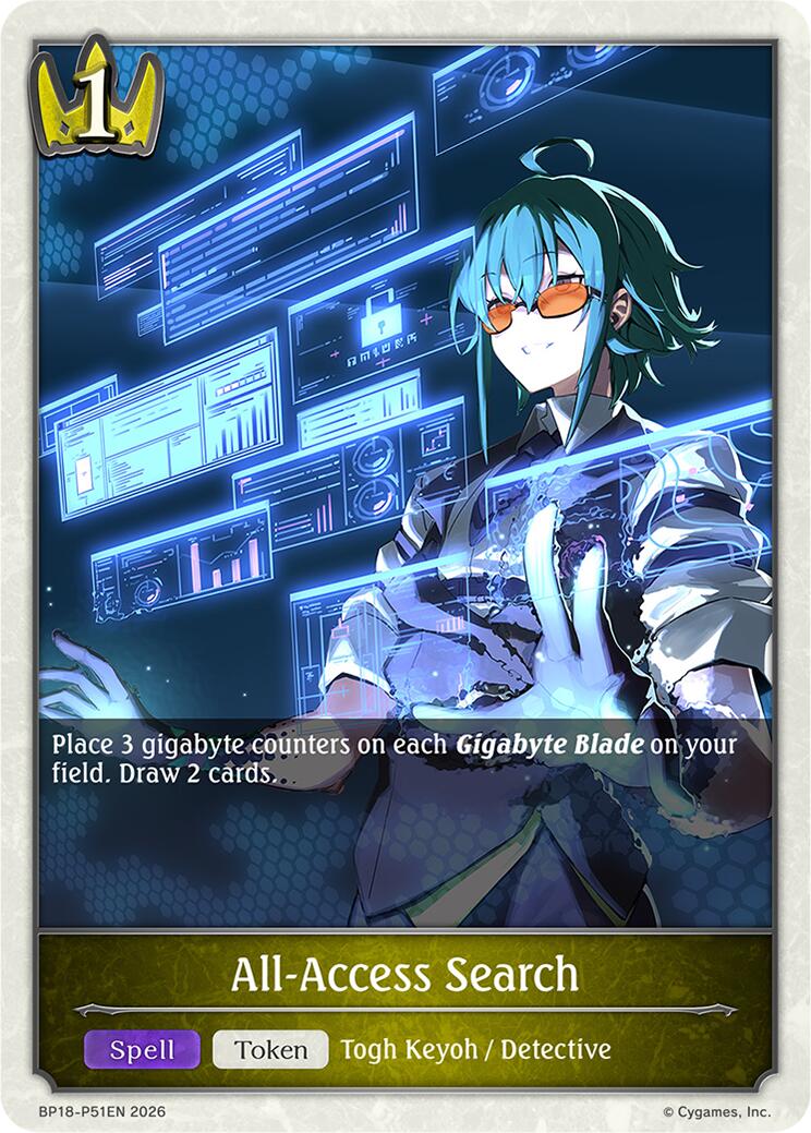 All-Access Search (P51EN) (Foil) (BP18-P51EN) [Neometropolis]
