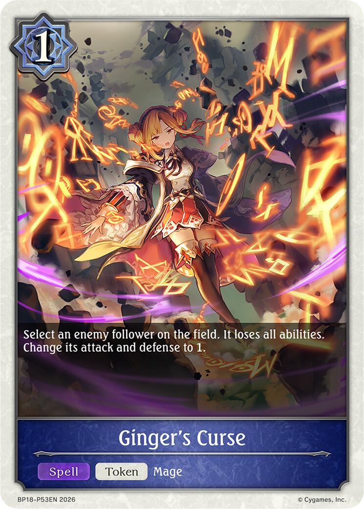 Ginger's Curse (P53EN) (Foil) (BP18-P53EN) [Neometropolis]