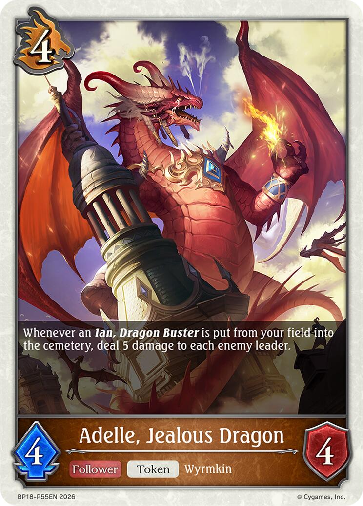 Adelle, Jealous Dragon (P55EN) (Foil) (BP18-P55EN) [Neometropolis]