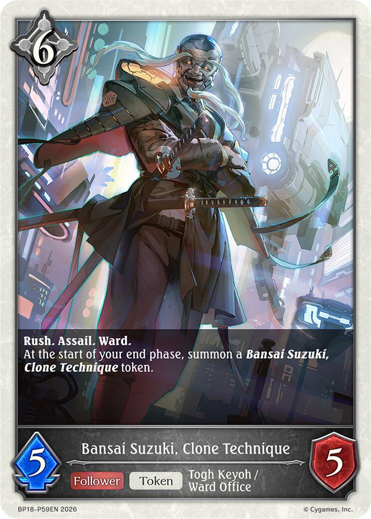 Bansai Suzuki, Clone Technique (P59EN) (Foil) (BP18-P59EN) [Neometropolis]