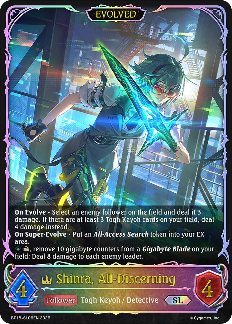 Shinra, All-Discerning (Evolved) (BP18-SL06EN) [Neometropolis]