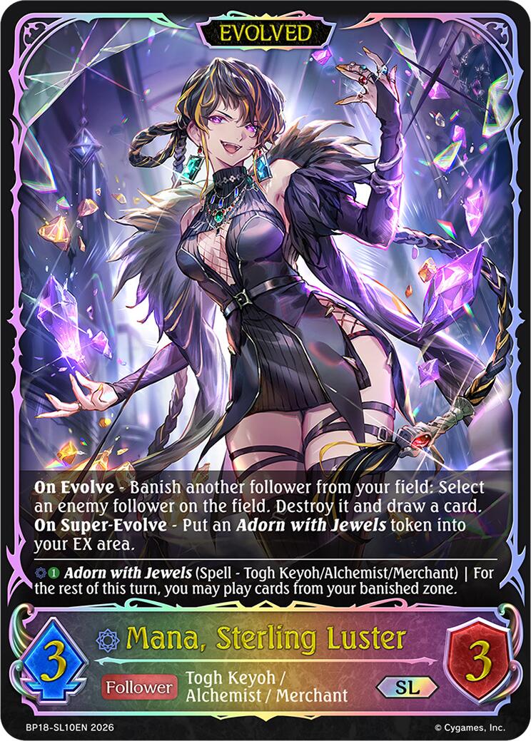 Mana, Sterling Luster (Evolved) (BP18-SL10EN) [Neometropolis]