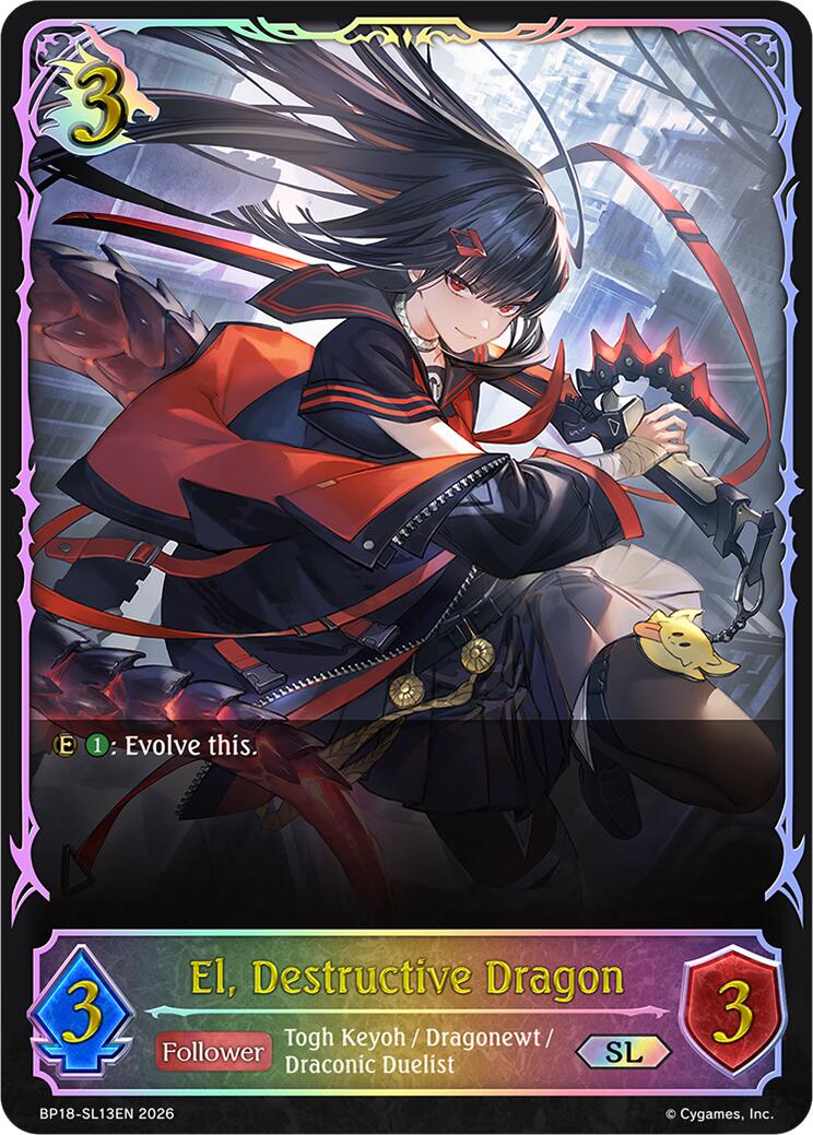 El, Destructive Dragon (BP18-SL13EN) [Neometropolis]