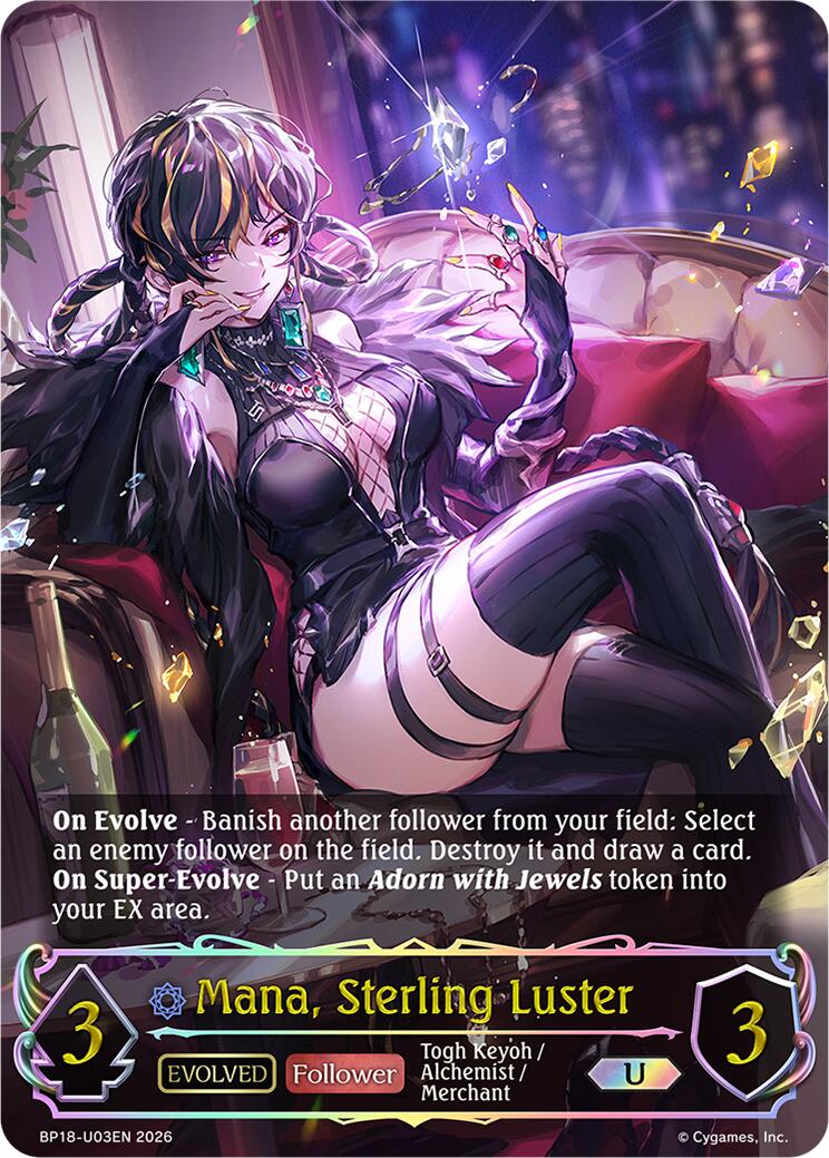 Mana, Sterling Luster (Evolved) (BP18-U03EN) [Neometropolis]