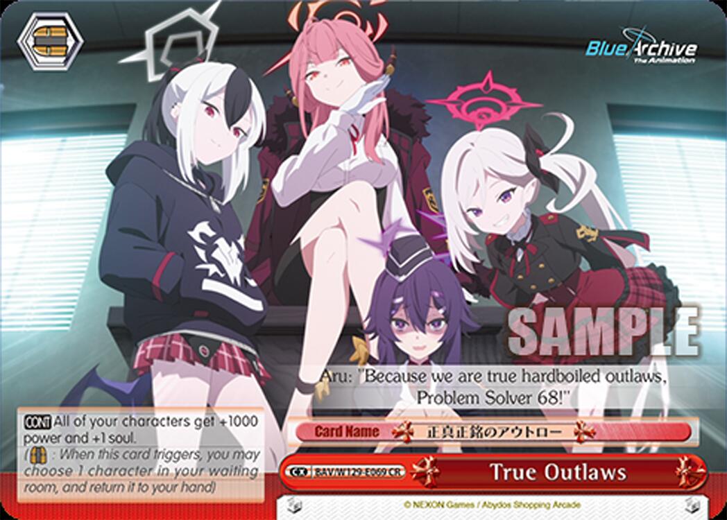 True Outlaws (BAV/W129-E069) [Blue Archive The Animation]