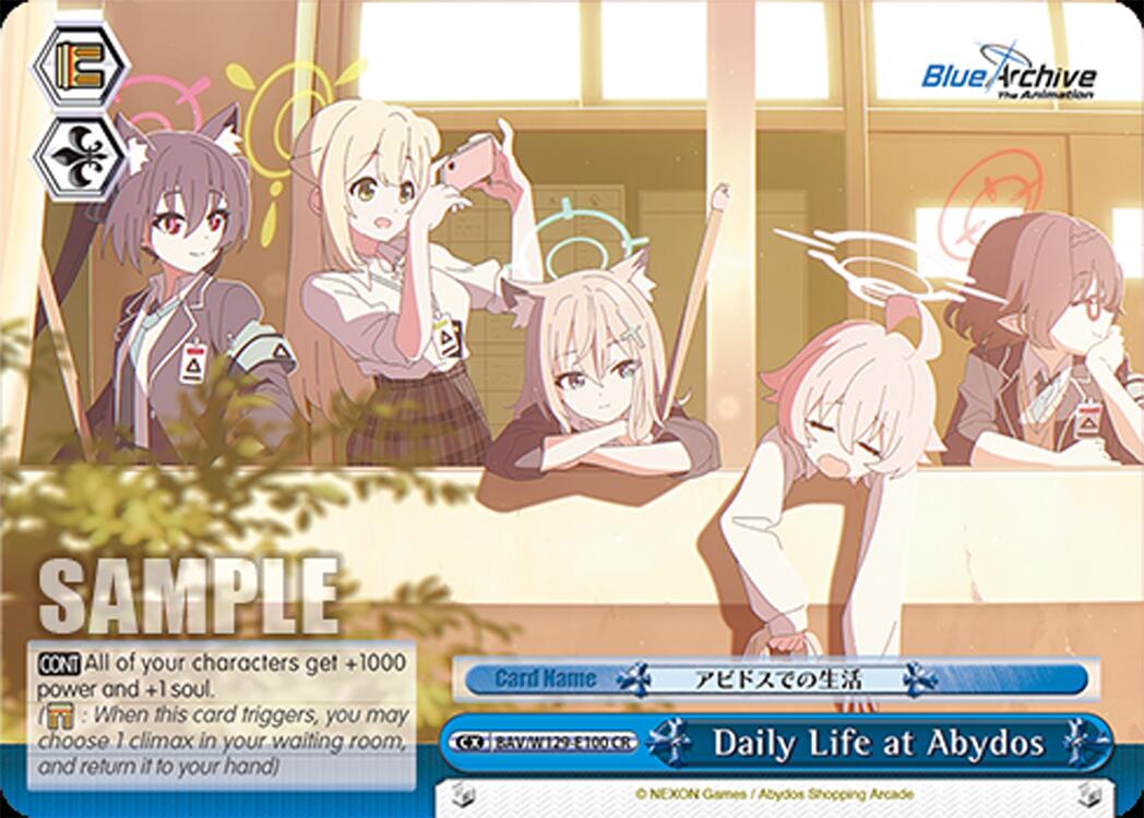 Daily Life at Abydos (BAV/W129-E100) [Blue Archive The Animation]