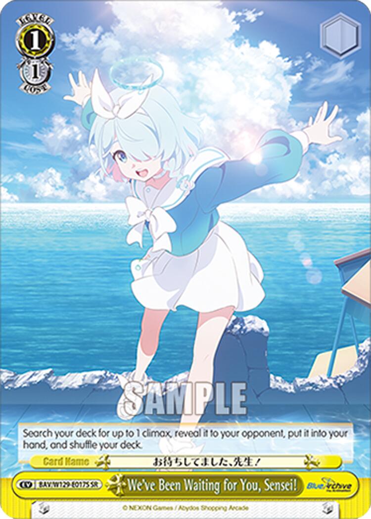 We've Been Waiting for You, Sensei! (SR) (BAV/W129-E017S) [Blue Archive The Animation]