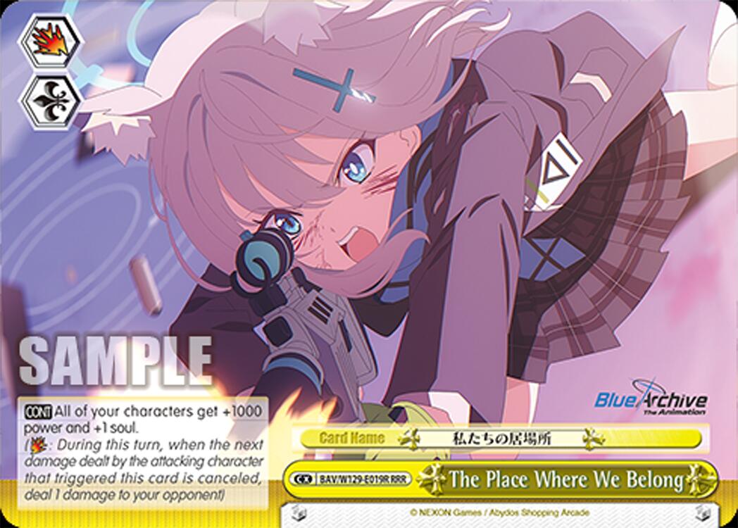 The Place Where We Belong (RRR) (BAV/W129-E019R) [Blue Archive The Animation]