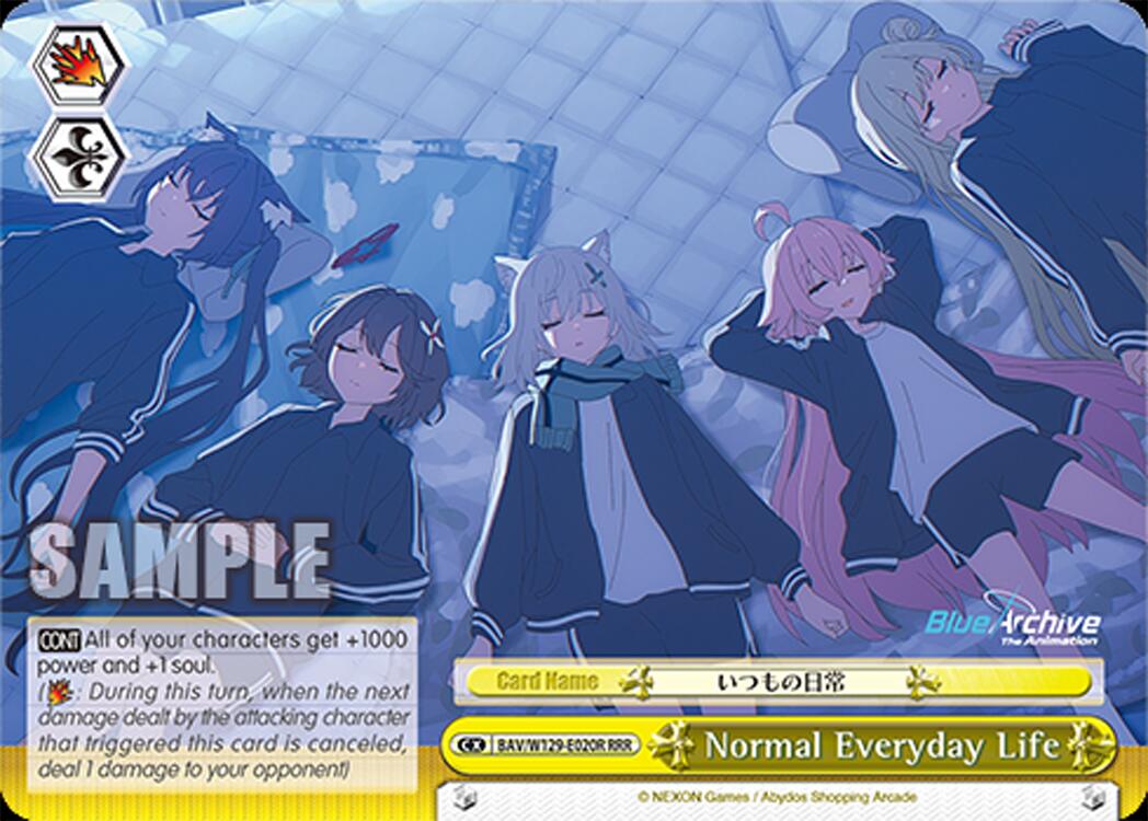 Normal Everyday Life (RRR) (BAV/W129-E020R) [Blue Archive The Animation]