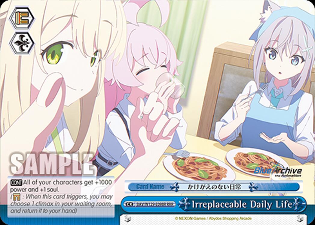 Irreplaceable Daily Life (RRR) (BAV/W129-E098R) [Blue Archive The Animation]