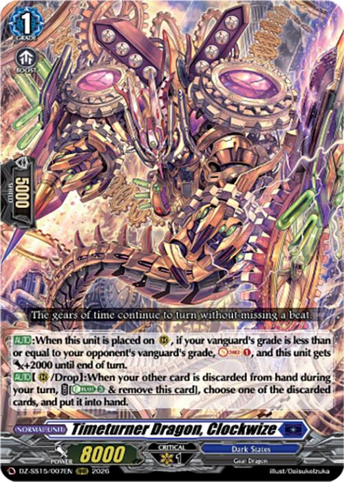 Timeturner Dragon, Clockwize (DZ-SS15/007EN) [The Legendary Vanguards]