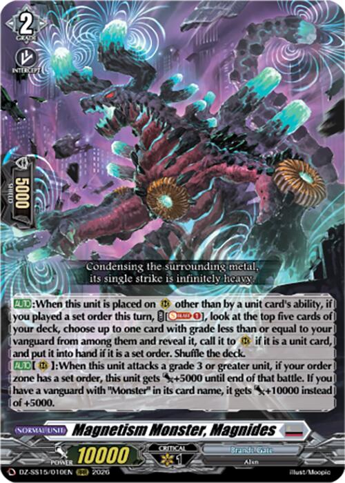 Magnetism Monster, Magnides (DZ-SS15/010EN) [The Legendary Vanguards]