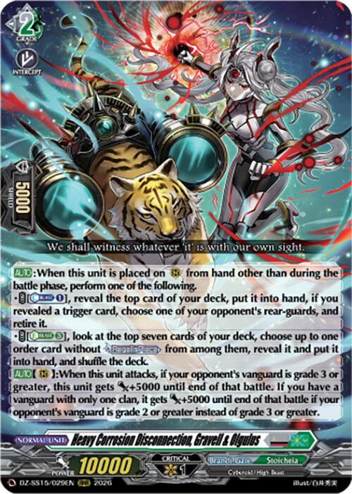 Heavy Corrosion Disconnection, Gravell & Olgulus (DZ-SS15/029EN) [The Legendary Vanguards]