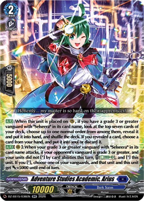 Adventure Studies Academic, Arius (DZ-SS15/036EN) [The Legendary Vanguards]