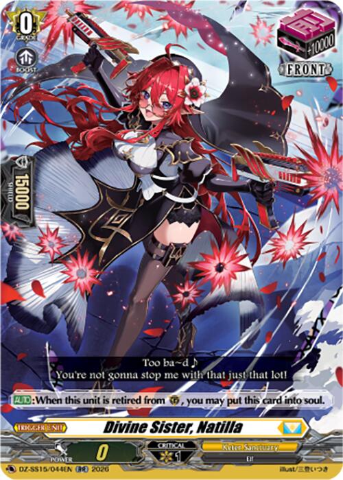 Divine Sister, Natilla (DZ-SS15/044EN) [The Legendary Vanguards]