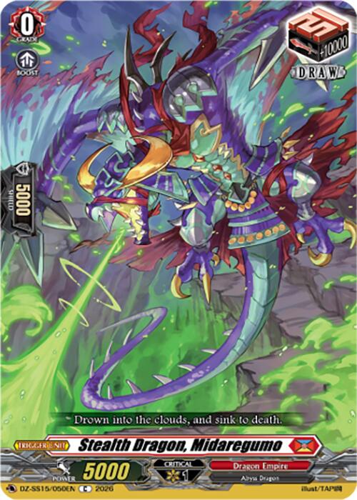 Stealth Dragon, Midaregumo (DZ-SS15/050EN) [The Legendary Vanguards]