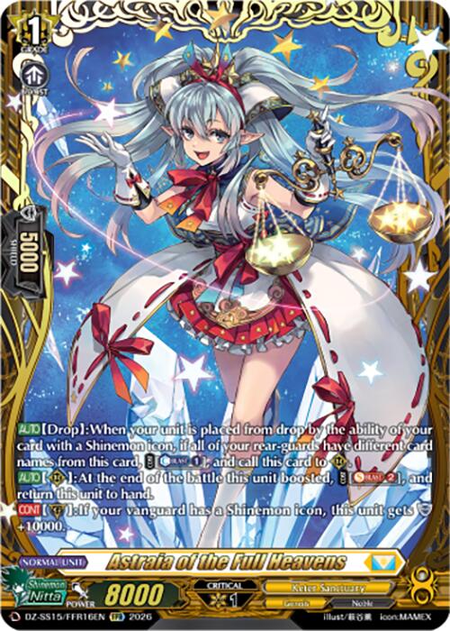 Astraia of the Full Heavens (DZ-SS15/FFR16EN) [The Legendary Vanguards]
