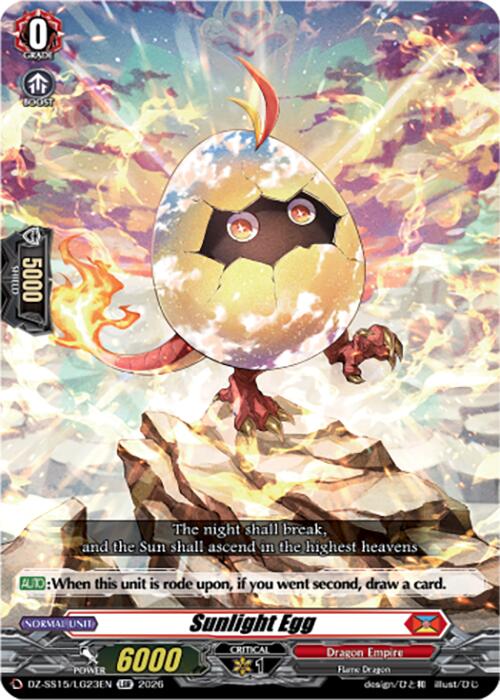 Sunlight Egg (DZ-SS15/LG23EN) [The Legendary Vanguards]