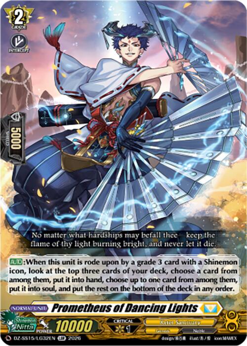 Prometheus of Dancing Lights (DZ-SS15/LG32EN) [The Legendary Vanguards]