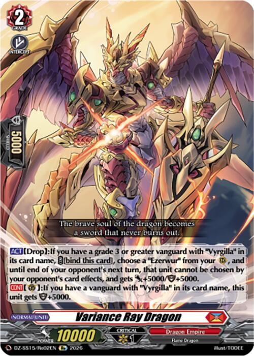 Variance Ray Dragon (DZ-SS15/Re02EN) [The Legendary Vanguards]