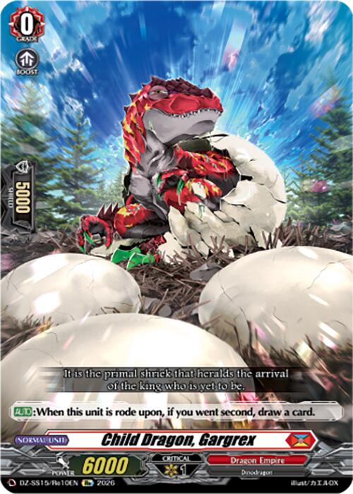 Child Dragon, Gargrex (DZ-SS15/Re10EN) [The Legendary Vanguards]