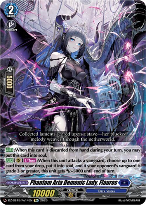 Phantom Aria Demonic Lady, Flauros (DZ-SS15/Re14EN) [The Legendary Vanguards]