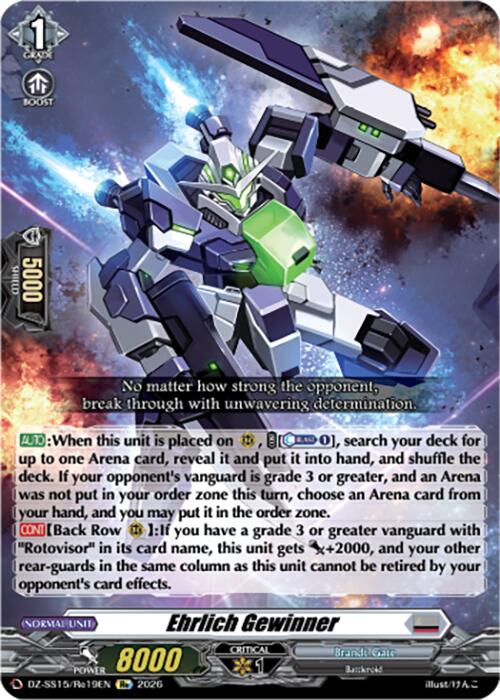 Ehrlich Gewinner (DZ-SS15/Re19EN) [The Legendary Vanguards]