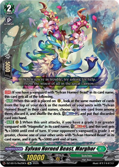Sylvan Horned Beast, Marghor (DZ-SS15/Re29EN) [The Legendary Vanguards]